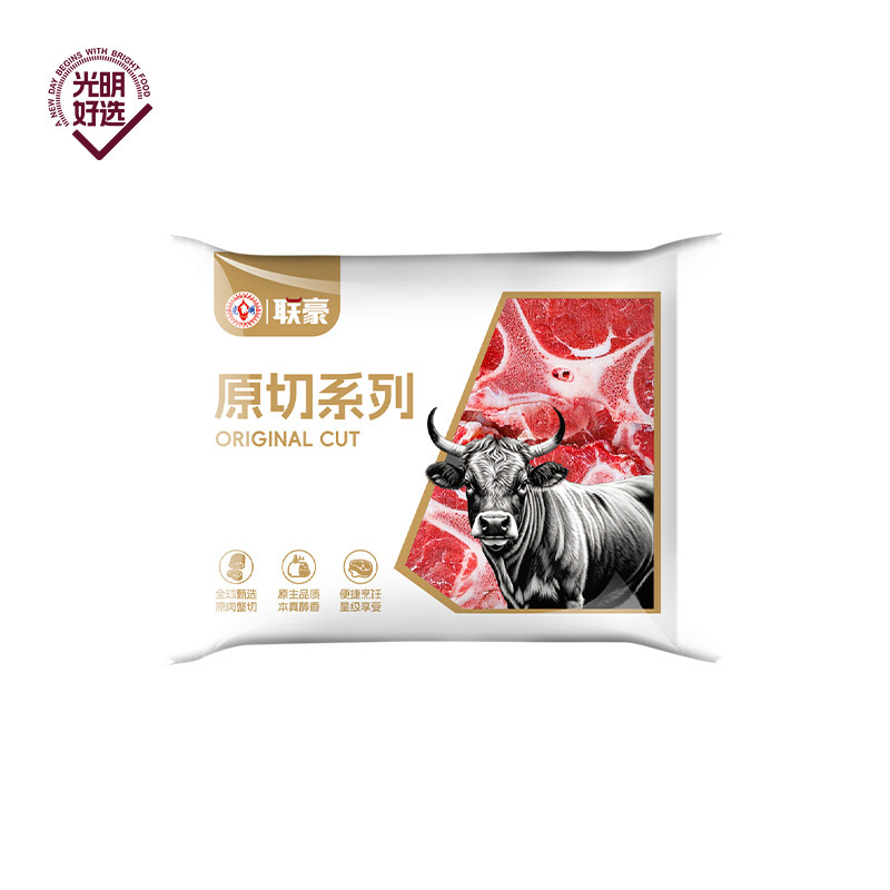 光明联豪原切牛腩块500g