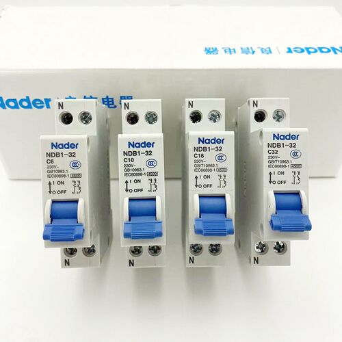 良信Nader NDB1-32型C20 1PN 双线空气开关 双进双出断路器40型