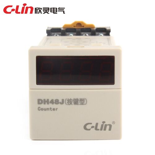 欣灵牌计数器DH48J按键型HHJ1-A N C F R X制式可调 停电记忆可选
