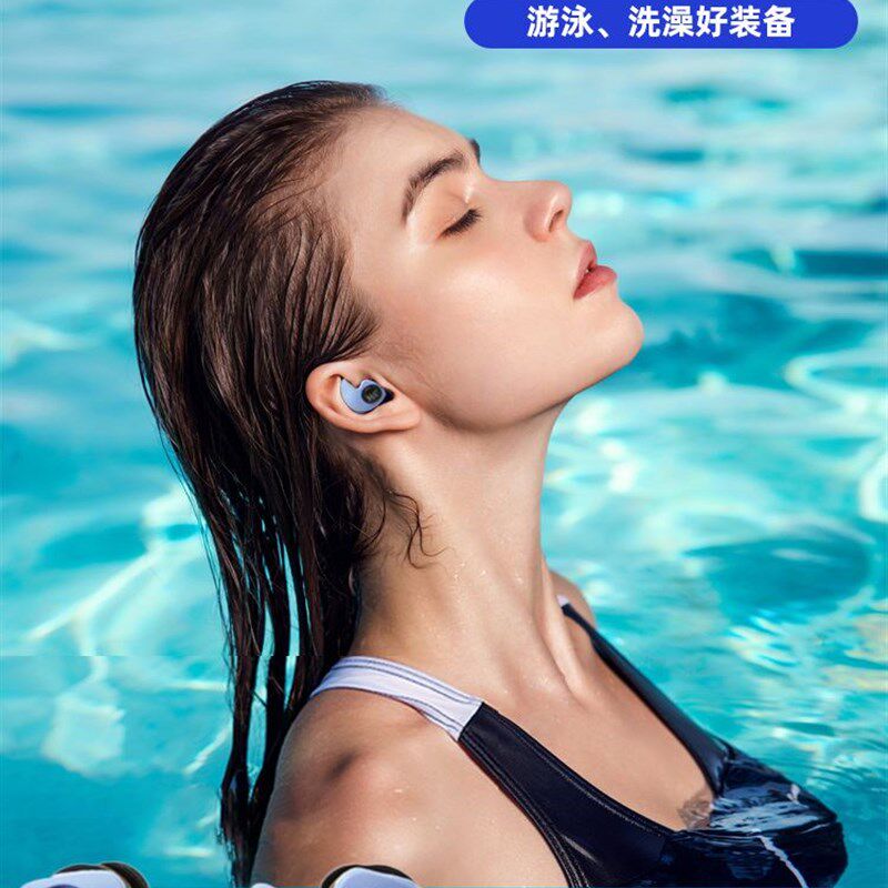 德国进口游泳耳塞防水不隔音专业鼻夹儿童洗头澡中耳炎防进水神器