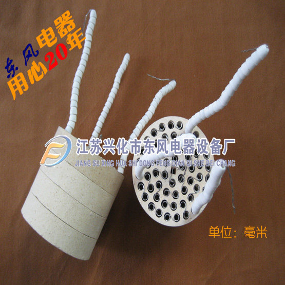 厂家供应热风枪吹热风直径90高温蜂窝陶瓷发热芯加热器陶瓷加热芯