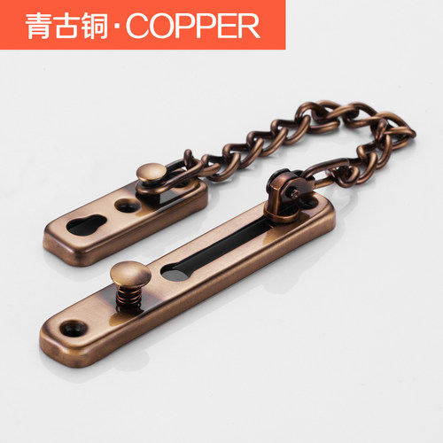 防盗链门链家用防盗扣反锁链酒店门栓门扣反锁安全扣链免打孔神器