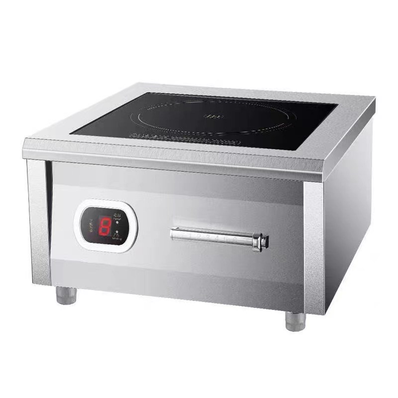 德玛太商用电磁灶5000W平面磁控大功率饭店台式电炒锅凹面8000W