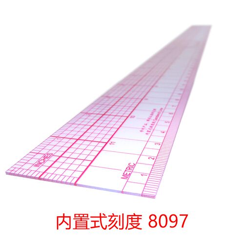科灵 8097多功能公英制打版尺 制版尺 放码尺 服装裁剪工具尺