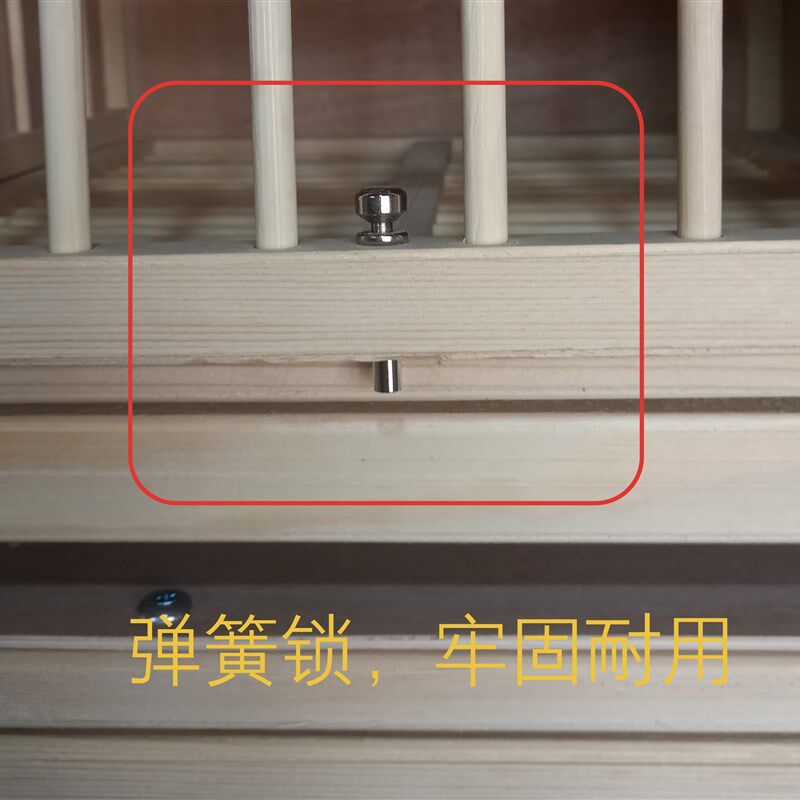 鸽具鸽子笼弹簧锁/黄锁牛角勾锁/五金弹簧锁/弹簧销/鸽笼巢箱配件图片