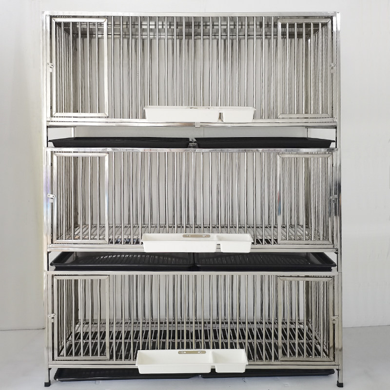 星斗不锈钢鸽笼家用兔子笼鸡舍笼特大中小号宠物多层养殖场专用笼