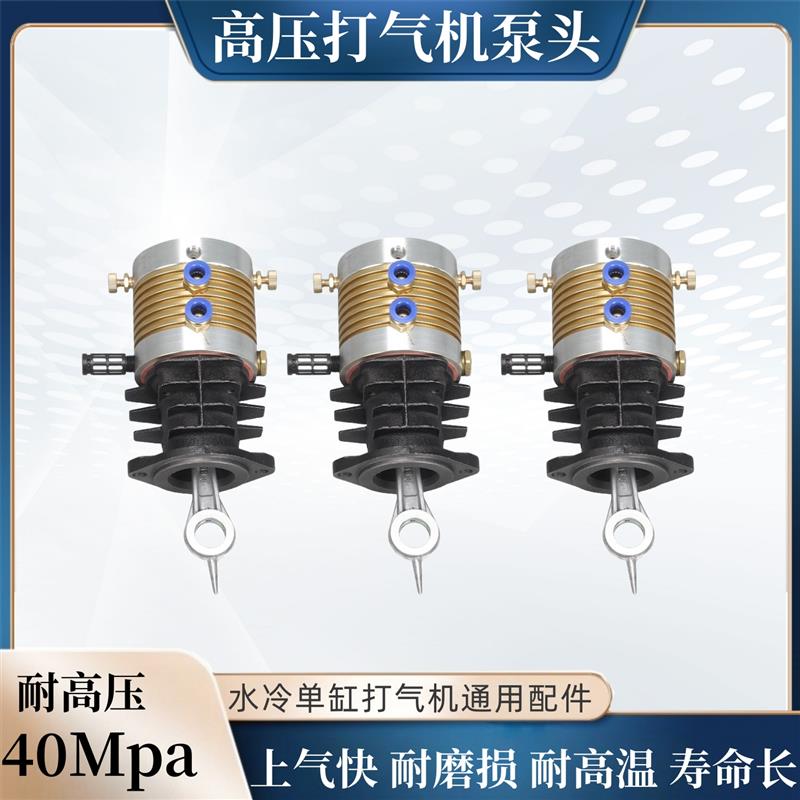 高压打气机30mpa配件泵头套装高压充气泵头40mpa缸头总成维修通用