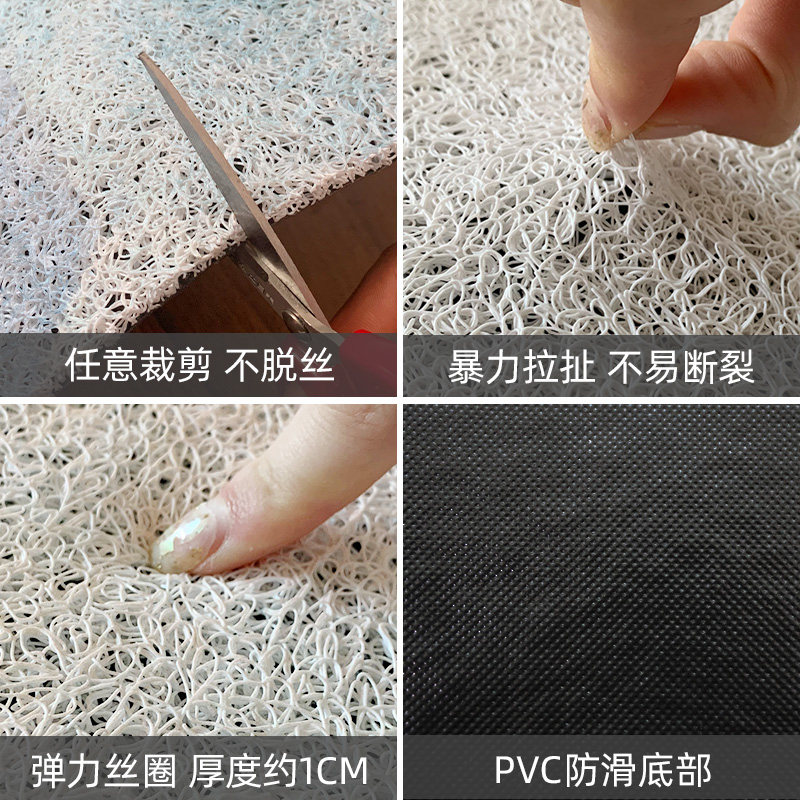 丝圈美式进门地垫门口家用地毯入户门垫出入进户脚垫防滑地板垫子