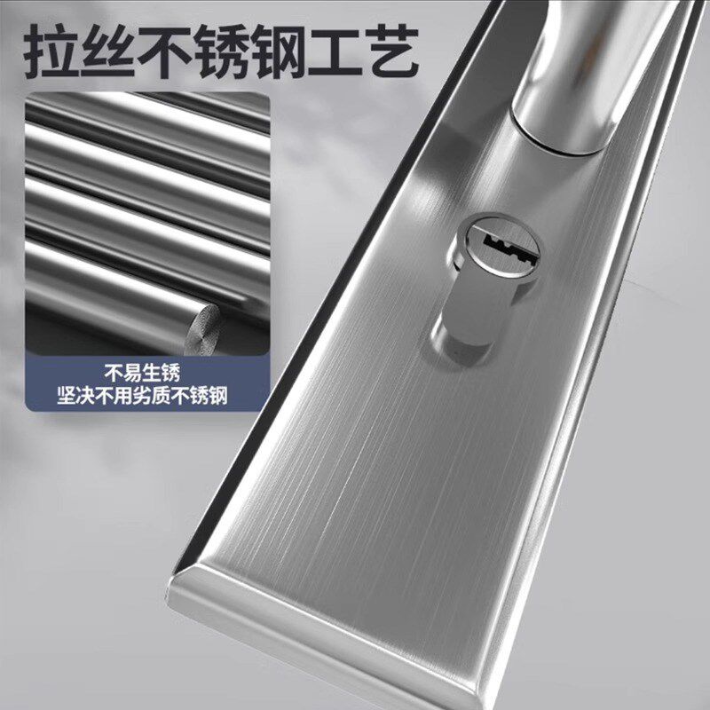 单舌卧室门锁室内家用可调通用型房间木门锁锁具门把手老式房门锁