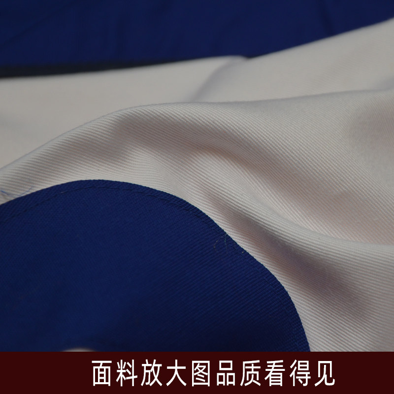拉萨白色蓝色吉祥结门帘酒店门店厚面料单层手工拼花隔断窗帘子