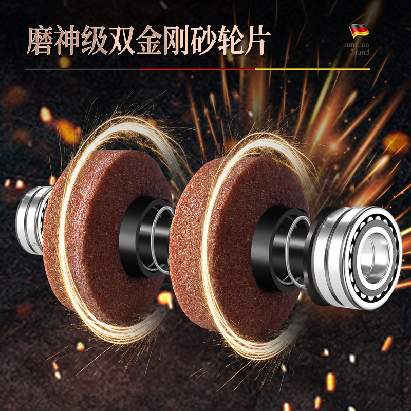 磨刀神器家用快速磨刀电动磨刀器金刚砂磨刀石厨房磨菜刀的工具机