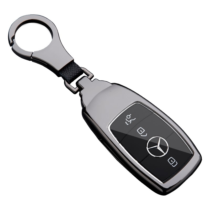 使用于奔驰E300钥匙套GLC300L/260L/e300l/E260E350/A200金属包壳