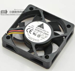 台达 EFB0512MA 5cm/厘米 5010 12V 0.12A 双滚珠CPU静音散热风扇