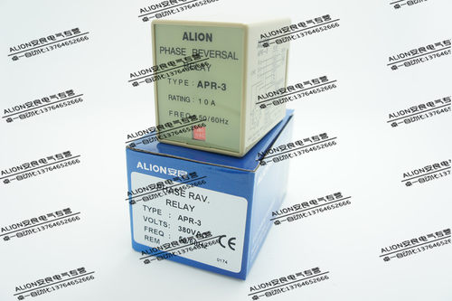 ALION安良电气相序保护器APR-3/380V防止逆向转换继电器