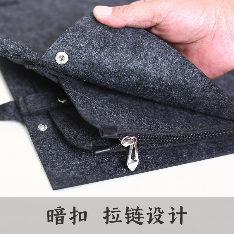 赵北书画包书法毡包 便携式书法用品收纳包 加厚毛毡材质 初学者