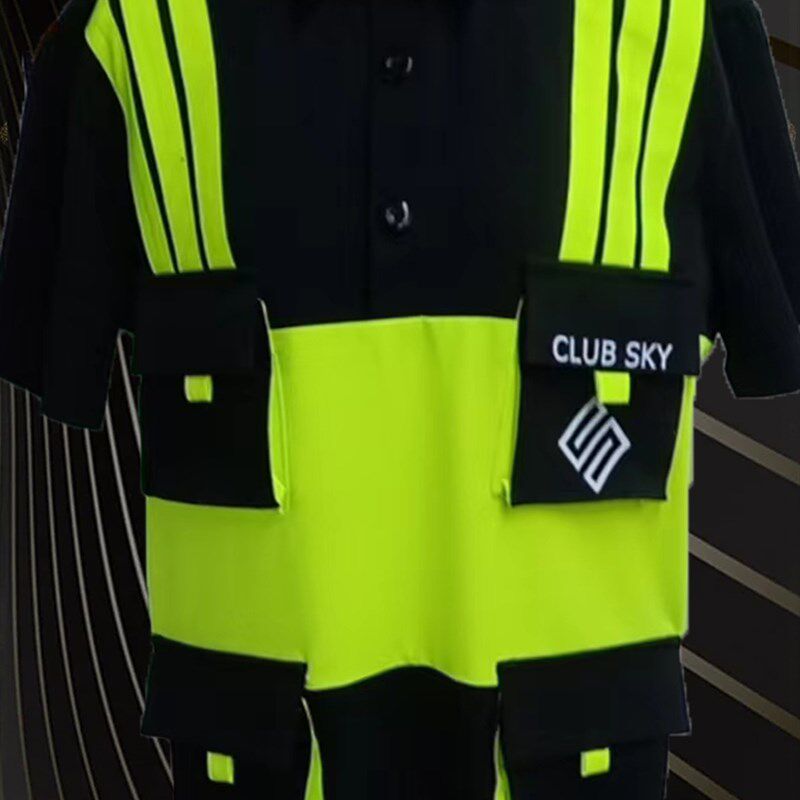 新品定制酒吧ktv服务员工作服秋冬款 夜场清吧传送员男女工装套装