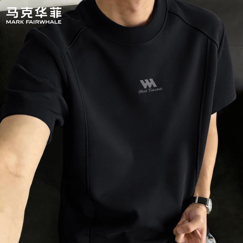 马克华菲美式短袖男士夏季正肩