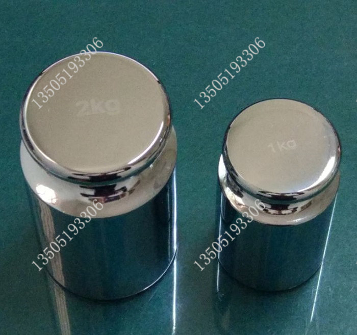 M2级2000g砝码 2kg标准砝码 镀铬标准砝码 电子天平校正砝码