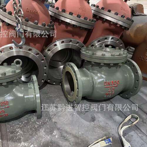 H44H-25CDN200电厂循环止回阀法兰卧式逆止阀温防倒流向阀