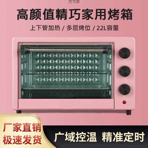 现代家用型烤箱22升烘焙蛋糕多功能电烤箱大容量烘焙烧烤家庭烤箱