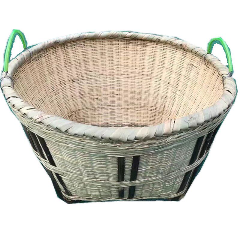 手工超大号竹箩筐 竹编箩筐竹制品竹萝 竹萝收纳框竹筐竹编收纳筐