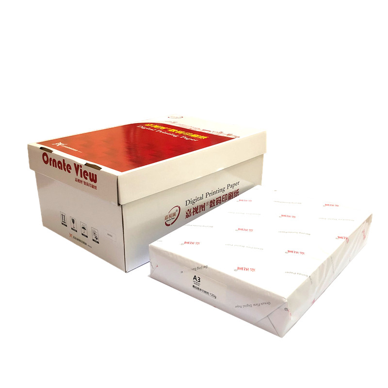 A3打印纸120g100g厚白纸 胶版纸 封面纸 双胶纸 加厚型复印纸整箱
