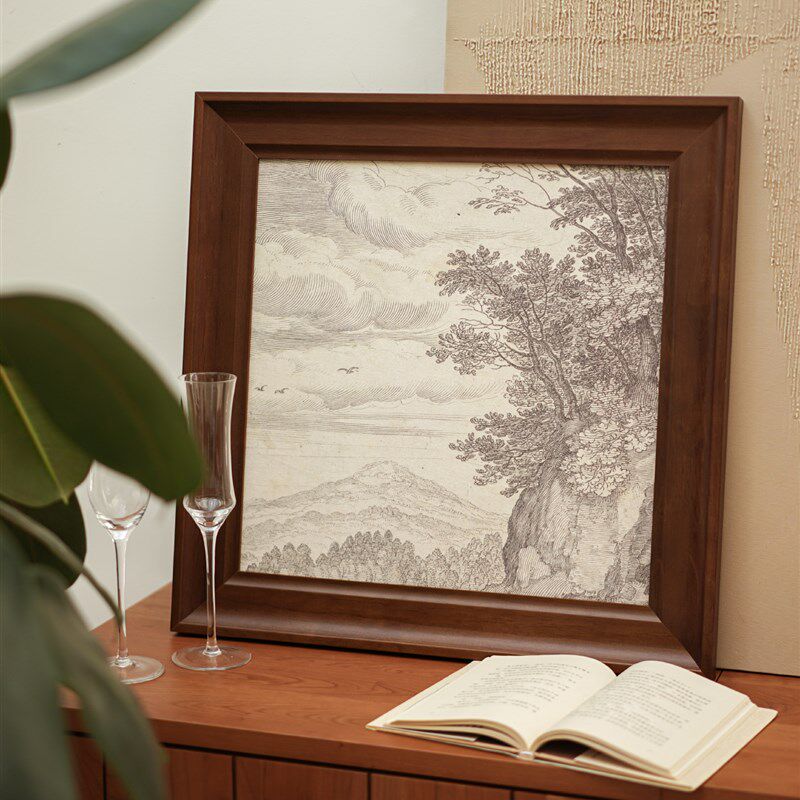 集木室物所/线稿日记挂画装饰画客客厅入户玄关沙发背景墙卧室画