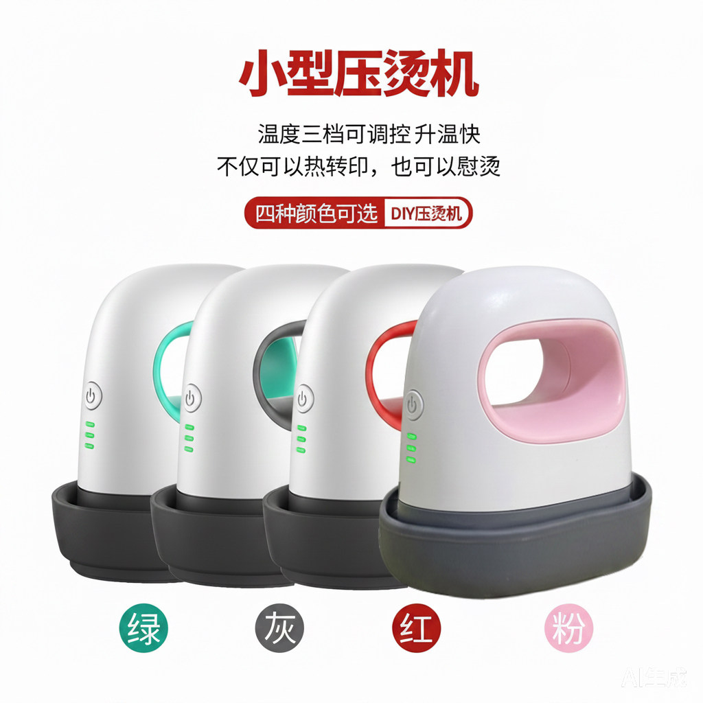 可携带家用压烫机小型拼豆机衣服烫画礼盒烫膜封膜机卡影karving