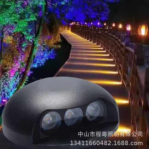 户外LED步道灯栈道步梯网红景观灯侧发光龟背景区公园走廊景观灯