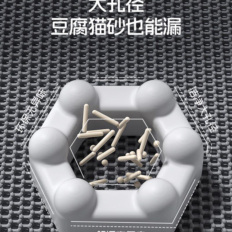 猫砂垫防带出超大号猫砂盆防外溅垫猫咪控砂漏沙过滤双层防溅垫子