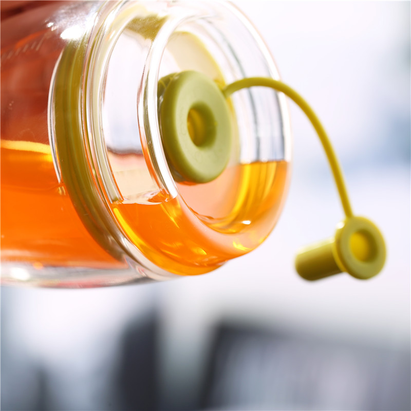 带杯套吸管刻度耐热玻璃杯子成人保温孕妇产妇产后儿童牛奶喝水杯