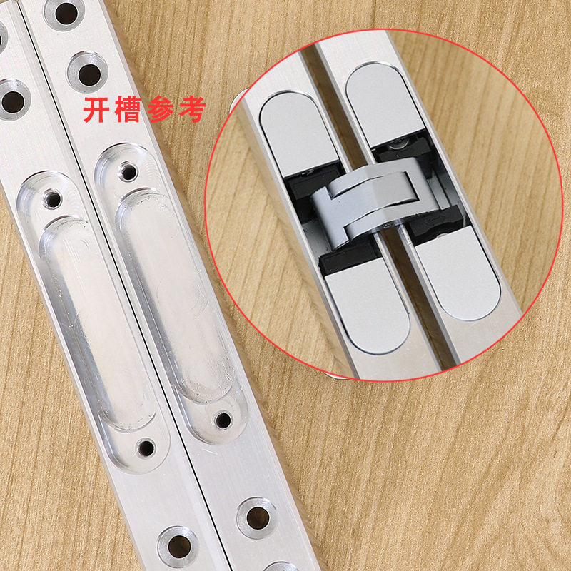 神冈18板三维可调隐形铰链折叠柜门外开暗藏铰链柜子绞链折页电箱