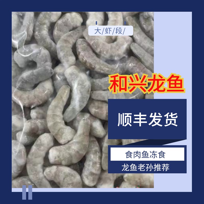 和兴速冻丁鱼泥鳅段虾段罗汉地图肉食性鱼类冻食6斤每周246发货