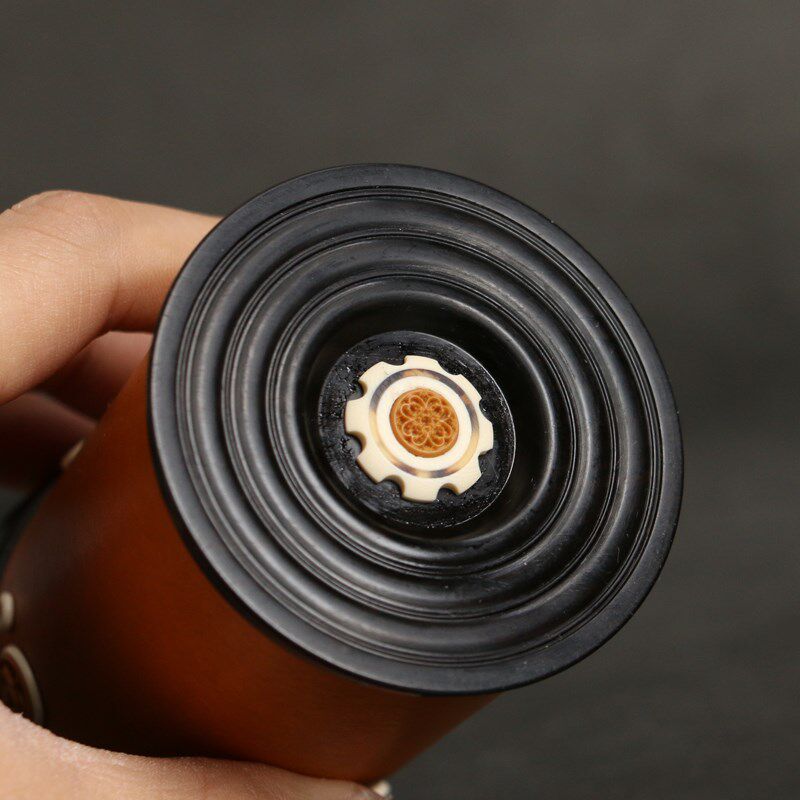 精品纯手工雕刻螭龙老葫芦蝈蝈罐高档海派精工蛐蛐叫罐爬虫鸣虫罐