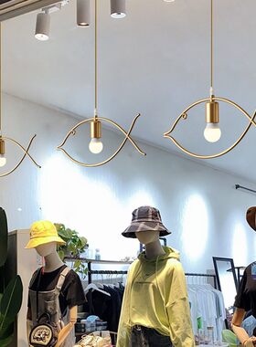 服装店橱窗吊灯装饰灯创意个性女装网红童装店铺收银台美甲轨道灯