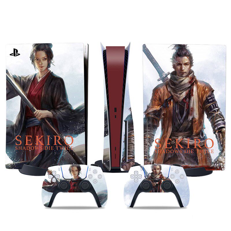 侠士 PS5贴纸 数字版光驱版 游戏主机贴纸彩膜 只狼 炫彩贴膜