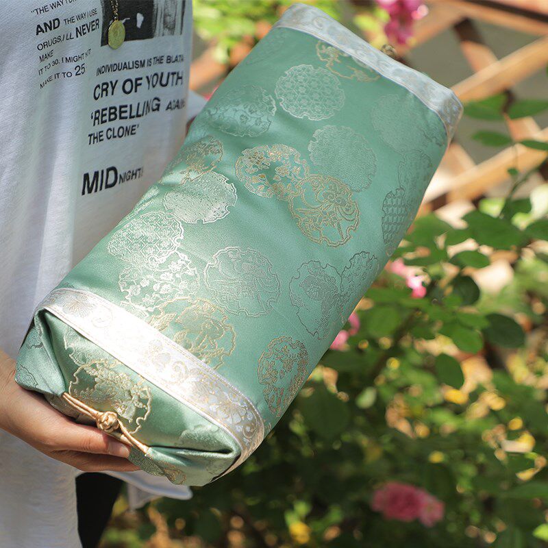 红楼梦文创茶香枕枕成人护颈椎老人失眠助眠枕玫瑰茶叶梗枕头