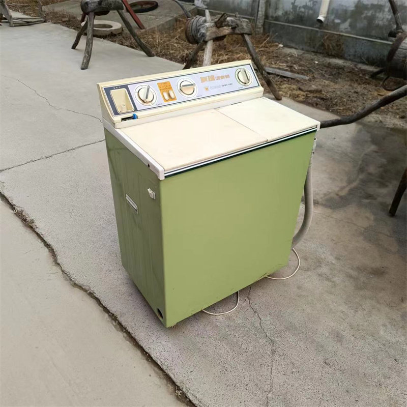怀旧老物件老式洗衣机7080年代单双桶洗衣机复古落地摆件收藏道具