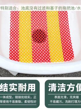 拖把池过滤网洗菜盆垃圾漏网下水道网垫头发墩布池水池防堵通用