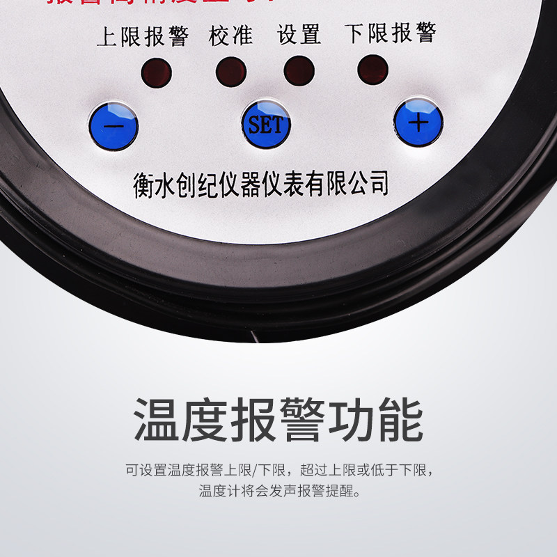 电子数显温度计水温工业高精度带探头报警温度显示器测水温度表