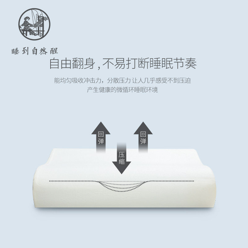 睡康宁记忆枕头单人枕芯成人助睡眠慢回弹太空棉家用护颈椎枕高矮