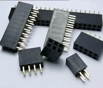 间距2.54MM 双排母座 排母插座2*2P/3/4/5/6/7/8/10-40P 厂家直销
