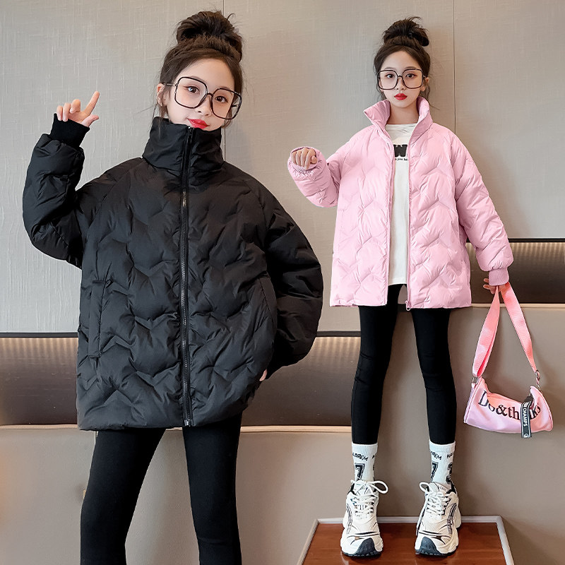 女童校服神器羽绒服内胆冬季初中小学生轻薄款儿童棉服中大童外套