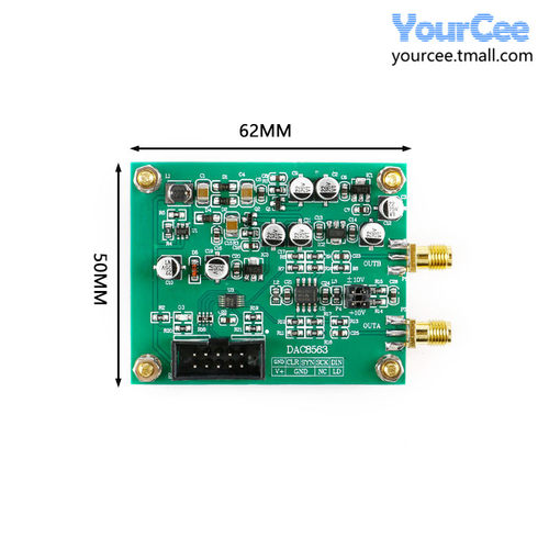 DAC8563 数模转换模块 10V电压基准 SPI串行通讯 数字控制驱动板