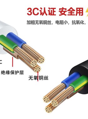 适用菱硕Q379 Q370迷你豆浆机破壁机辅食料理机梅花3孔电源线插头