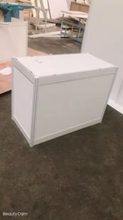 广交会展位接待八棱桌会客方形桌产品展示桌标摊展桌布展接待桌