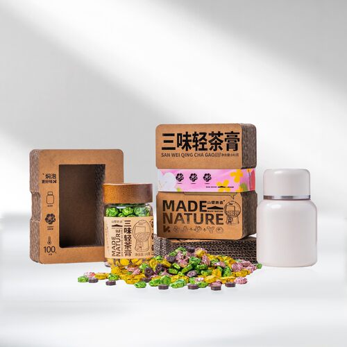 三味轻茶膏普洱熟茶膏陈皮山楂茉莉花黄精桂花冻干原料