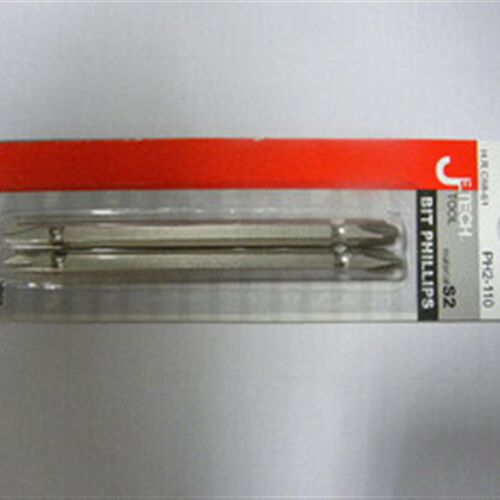 正宗JETECH捷科双头旋具头双十字批头捷科风批头PH2-110mm 030324