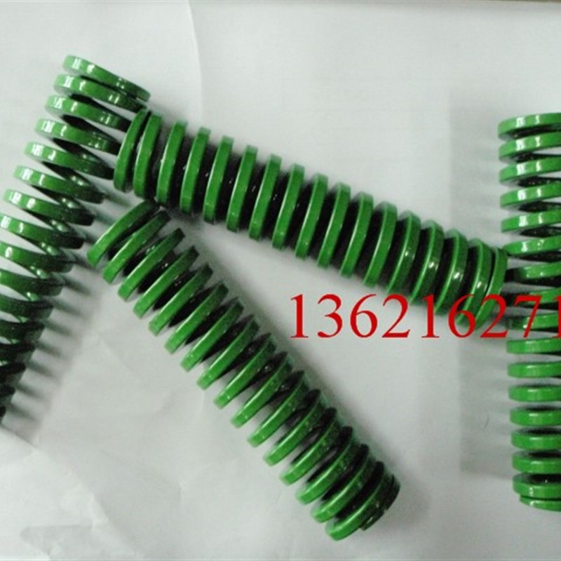 绿色模具弹簧矩形弹簧50*80扁丝弹簧