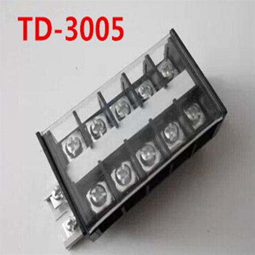 TD-3005导轨接线端子排 板电流30A 5位固定式电线接插件连接器